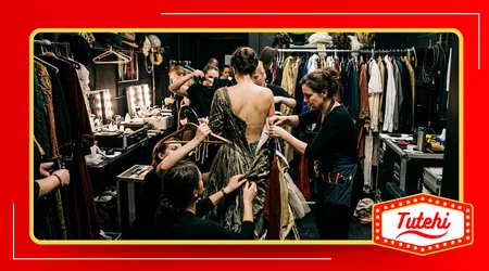 Troca rápida de figurino e a logística por trás do palco